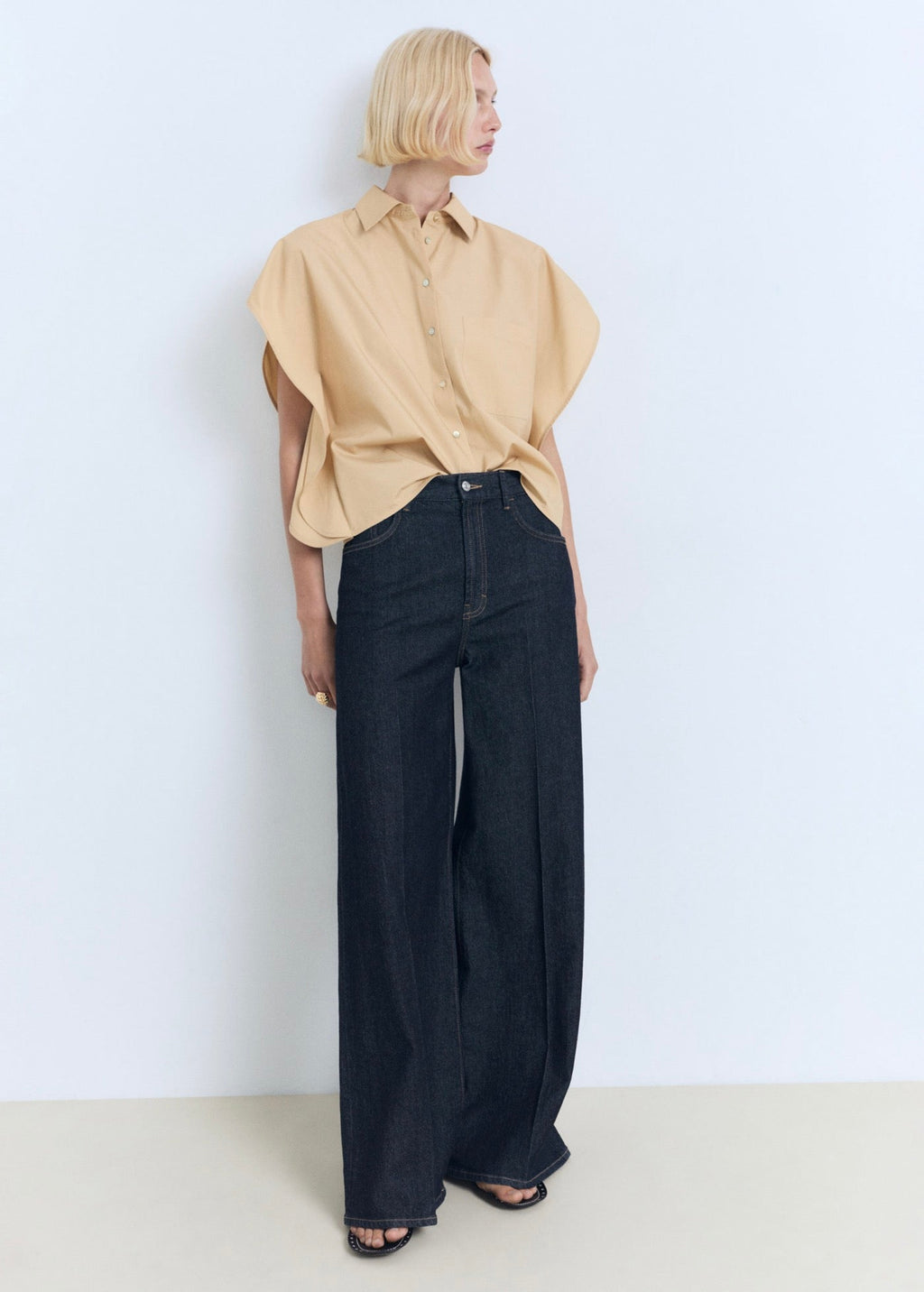 Chemise Oversize Manches Courtes