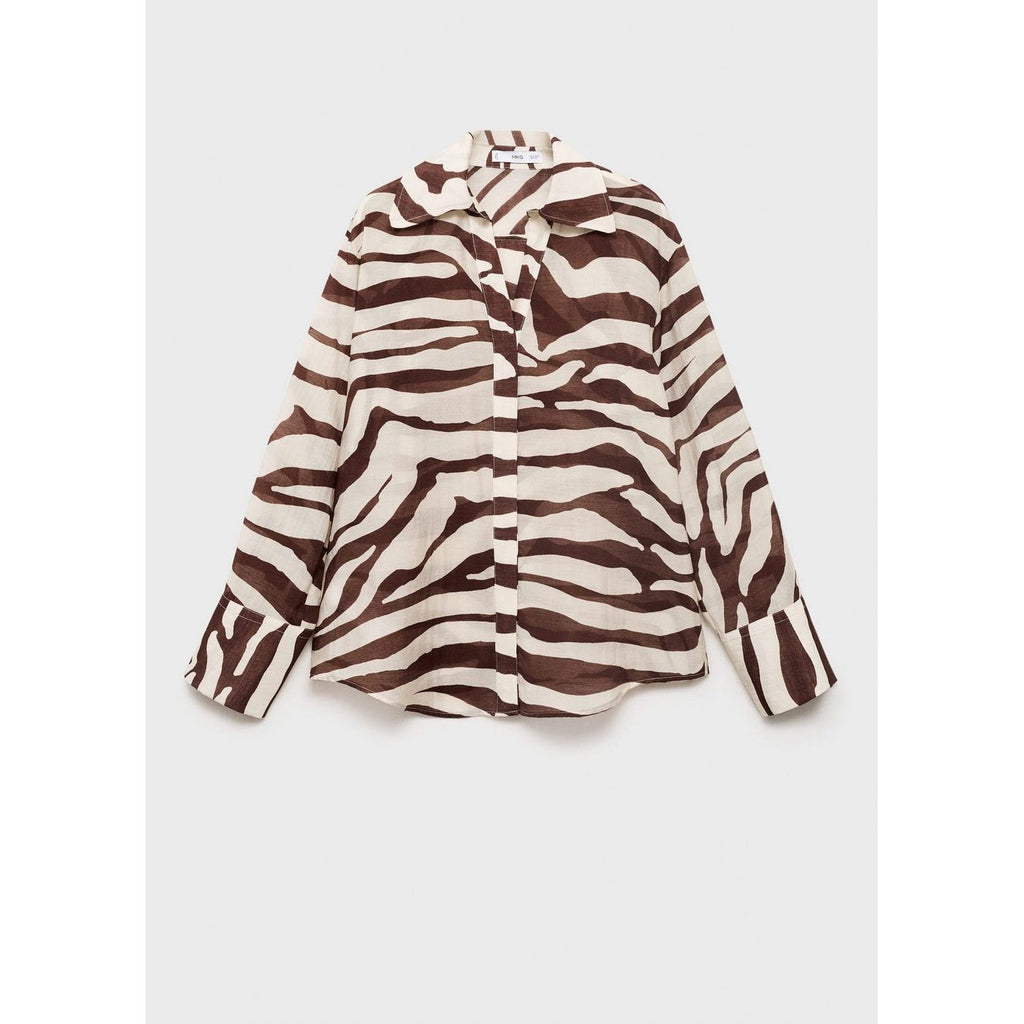 Chemise Fluide Imprimé Zèbre