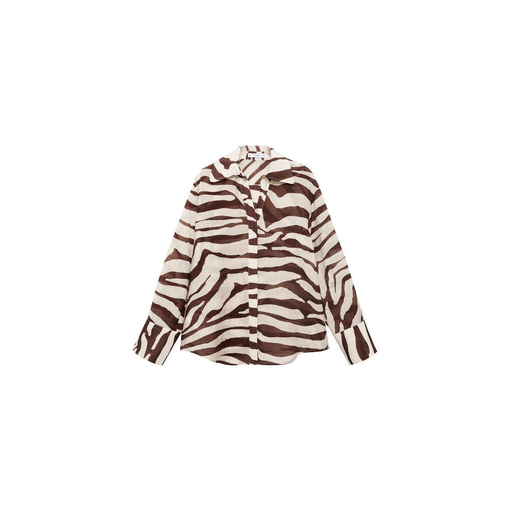 Chemise Fluide Imprimé Zèbre