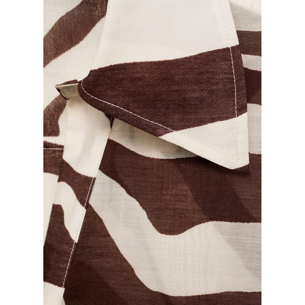 Chemise Fluide Imprimé Zèbre