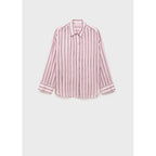 Chemise En Ramie À Rayures
