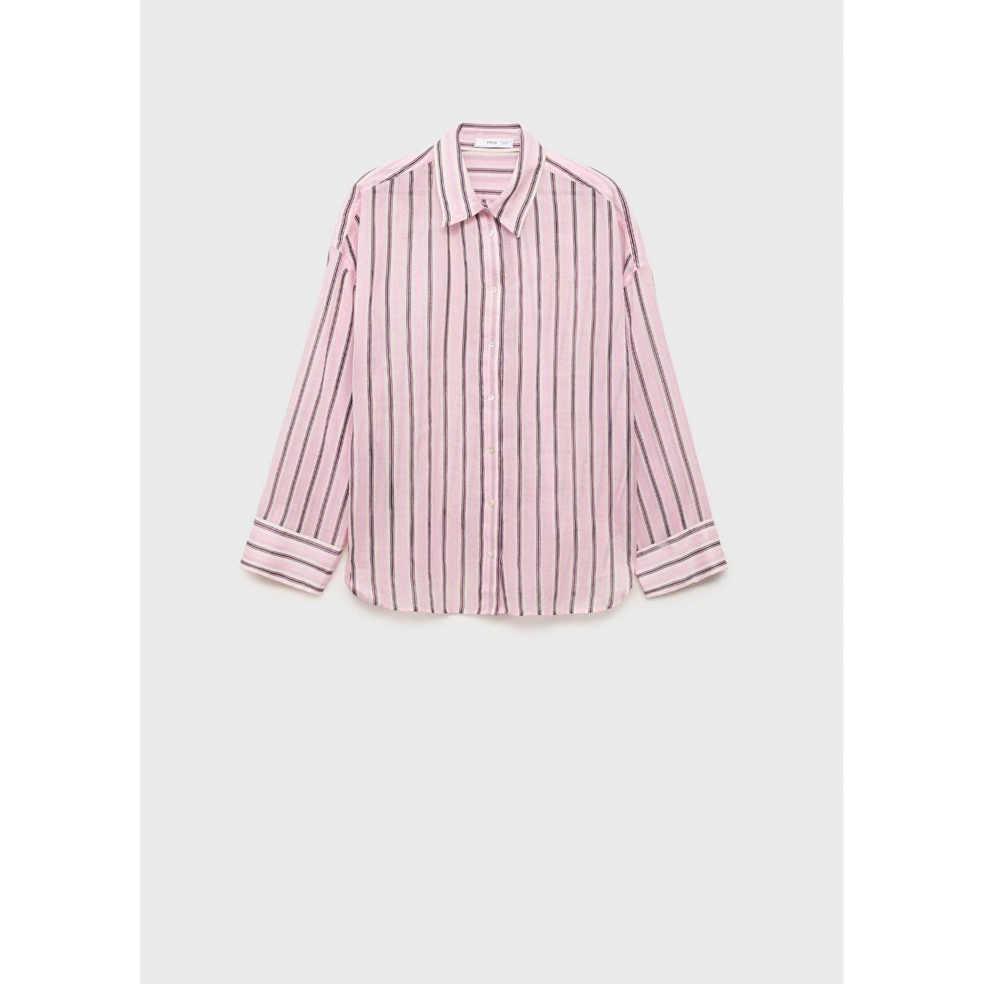 Chemise En Ramie À Rayures