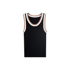 Top Maille Détails Contrastants
