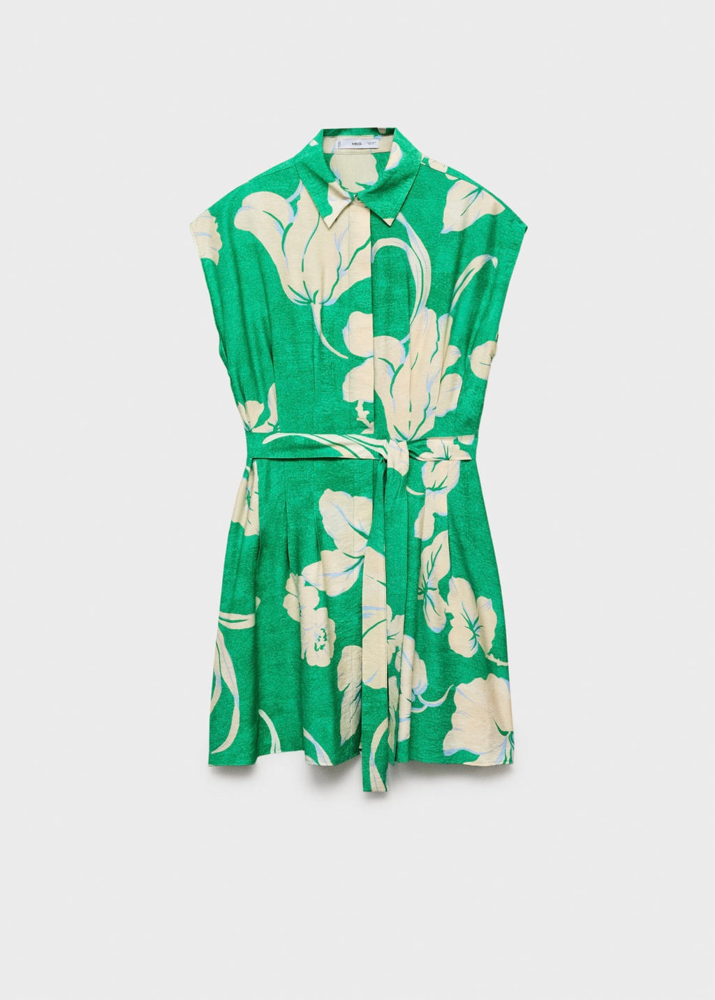 Robe Imprimée Avec Ceinture