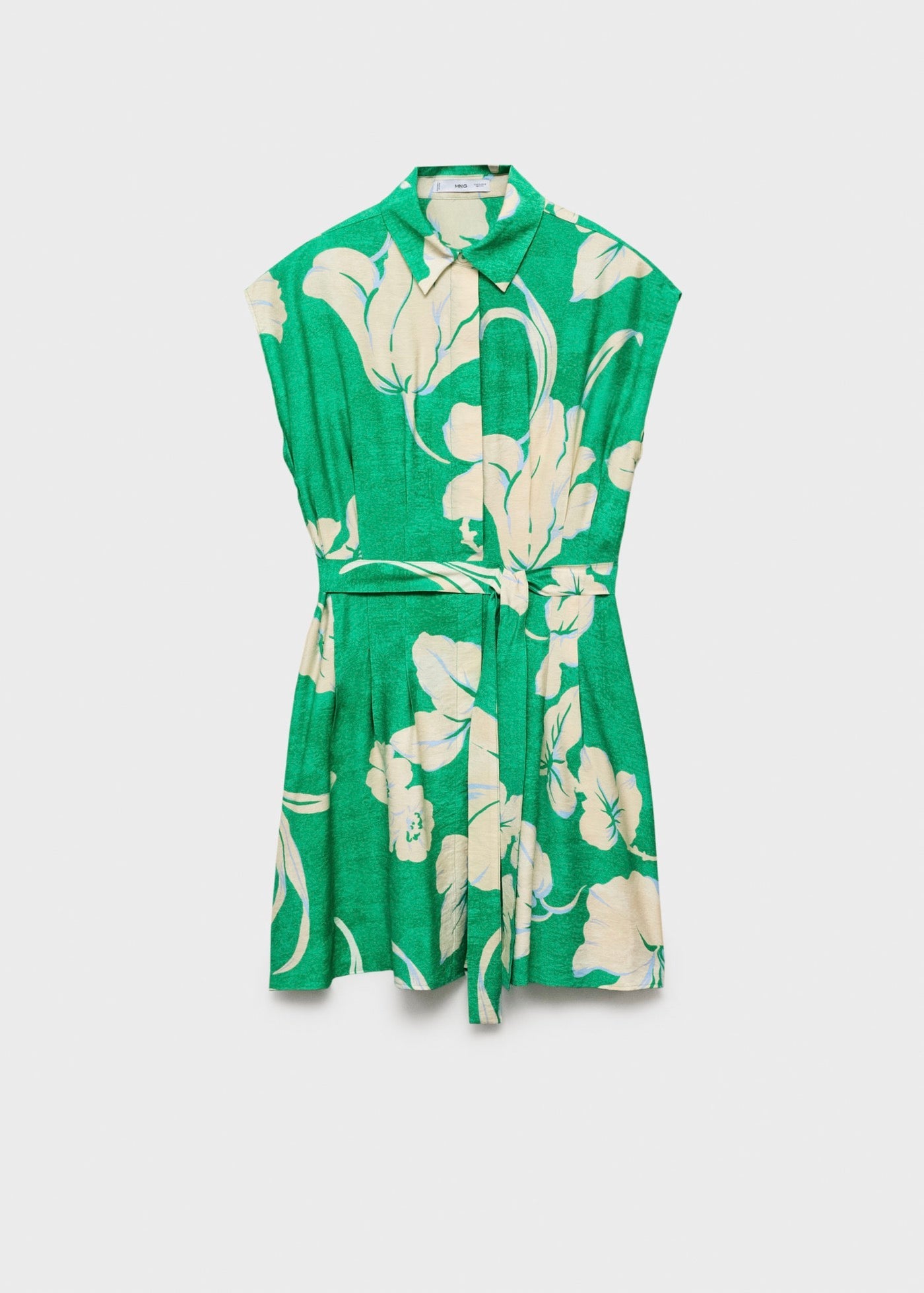 Robe Imprimée Avec Ceinture