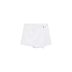 Jupe Short En Jean Croisée