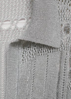 Robe Lurex Détails Ajourés