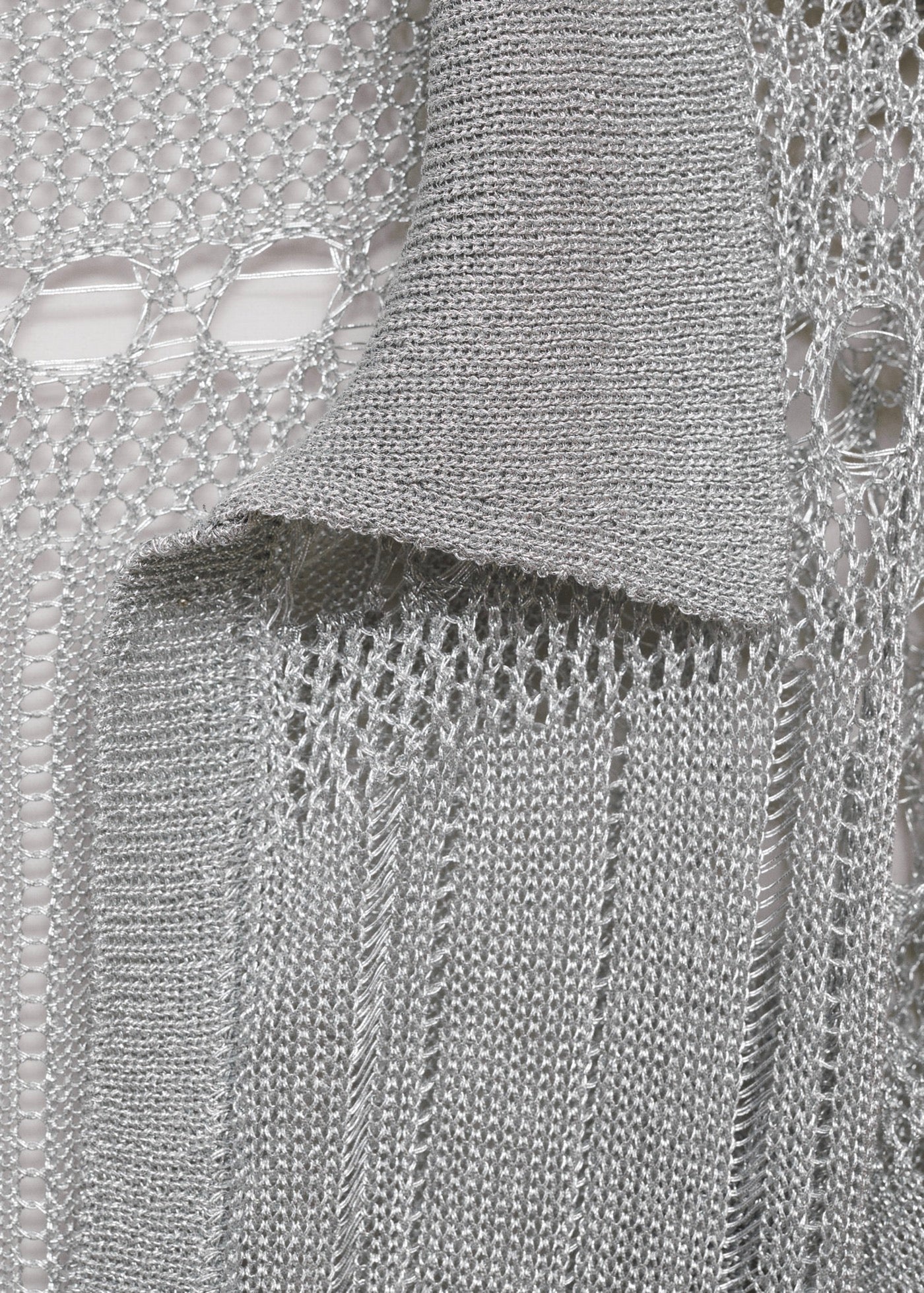 Robe Lurex Détails Ajourés