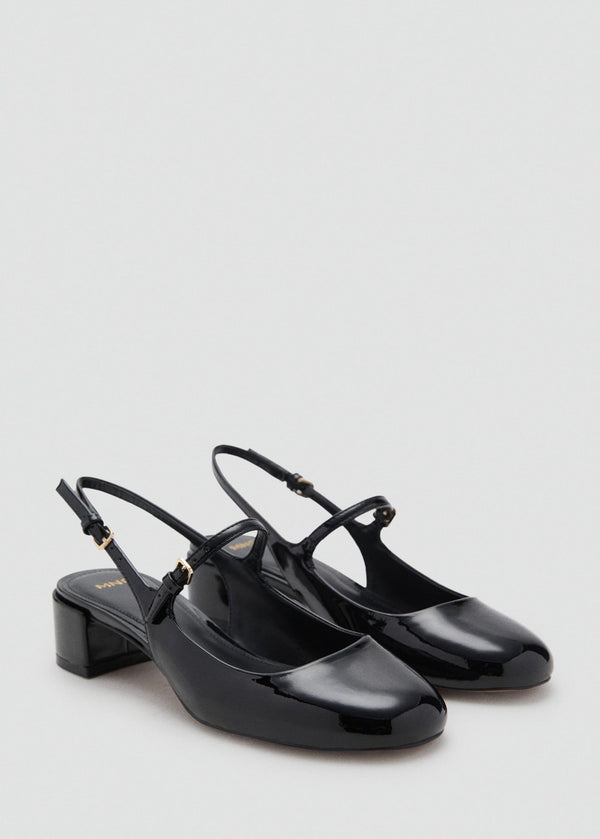 Chaussures Vernies Talon Bloc