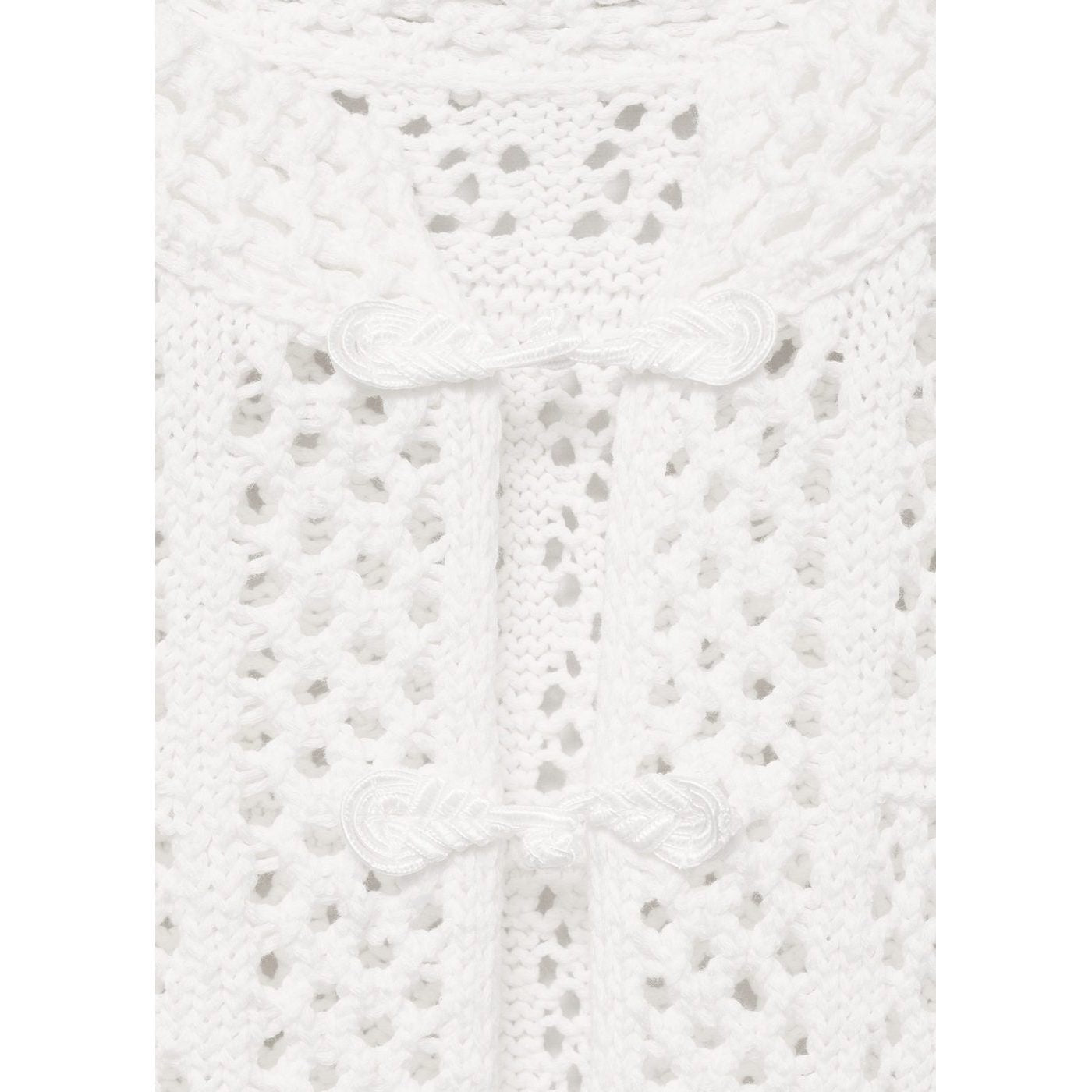 Cardigan Crochet Manches Courtes