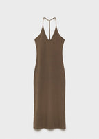 Robe Midi Décolletée Dans Le Dos