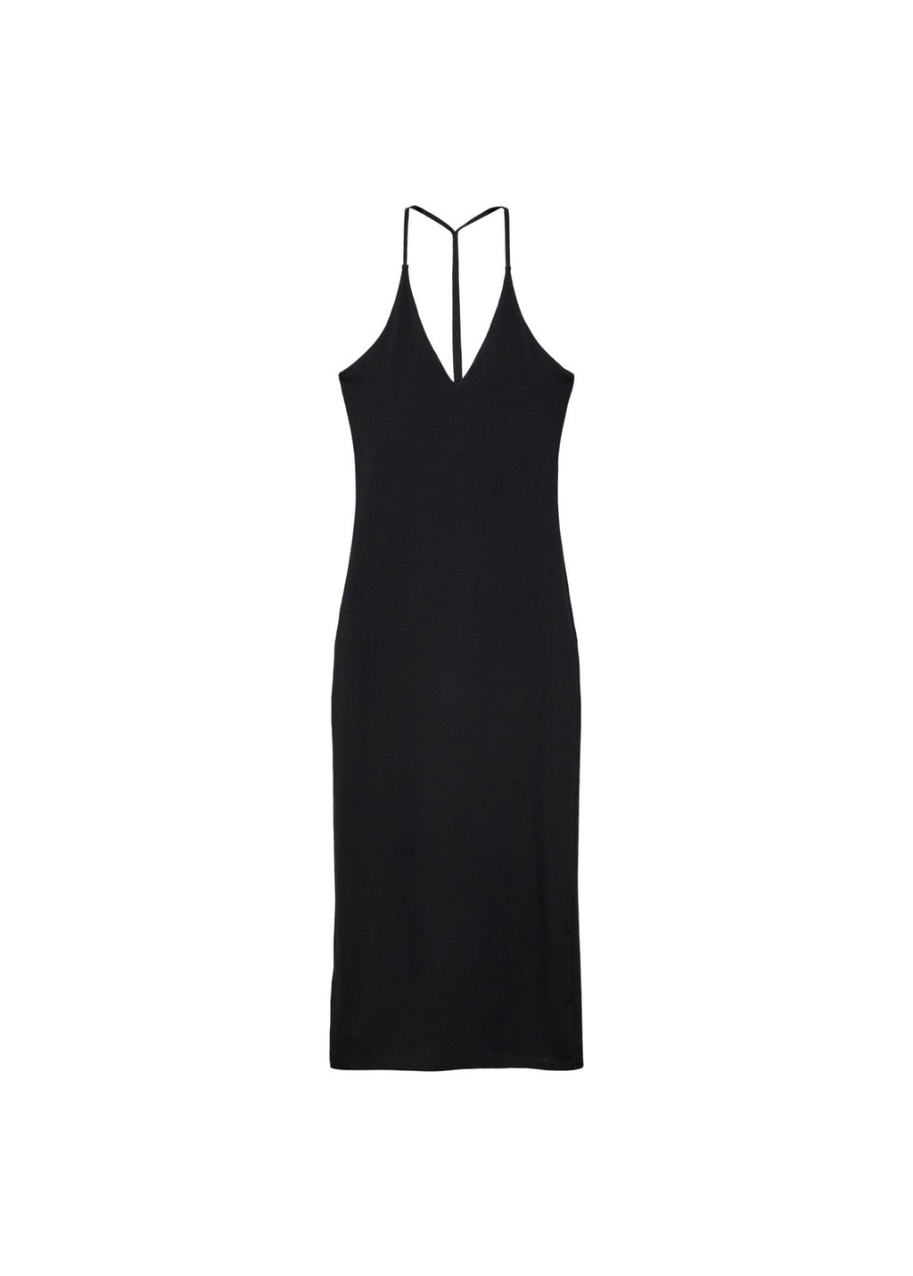 Robe Midi Décolletée Dans Le Dos