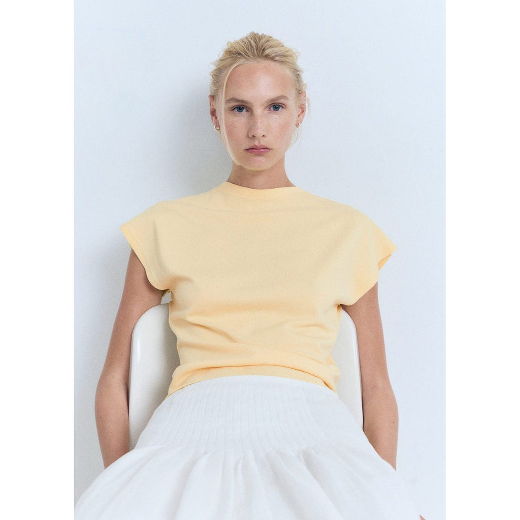 Pull-Over Maille Fine Manches Courtes