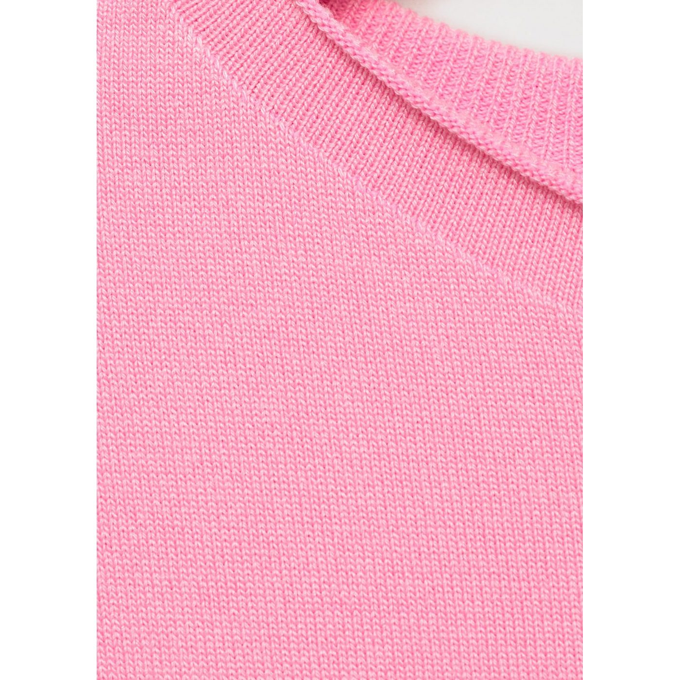 Pull-Over Maille Fine Manches Courtes