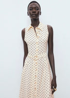 Robe Chemisier À Pois