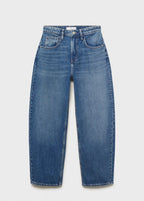 Jean Barrel Taille Haute