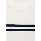 Pull-Over Rayures Manches Courtes