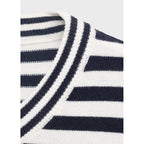 Pull-Over Rayures Manches Courtes