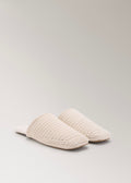 Chaussons Ouverts À L_x0019_ Arrière Crochet Effet Mouton