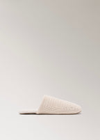 Chaussons Ouverts À L_x0019_ Arrière Crochet Effet Mouton