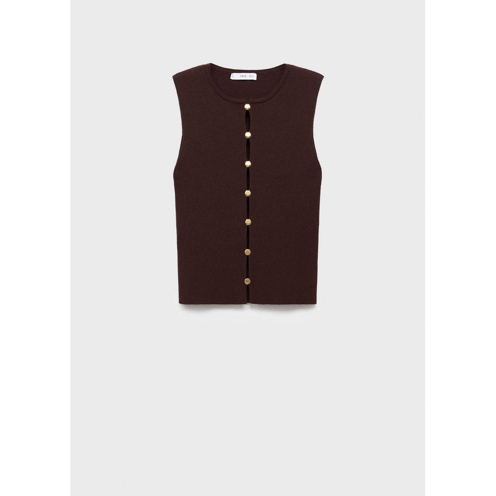 Gilet Maille Fentes