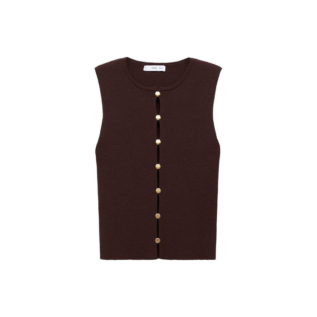 Gilet Maille Fentes