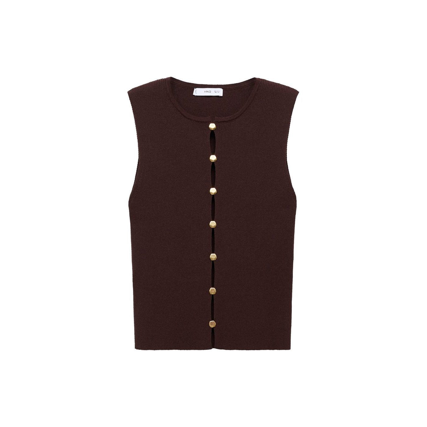 Gilet Maille Fentes
