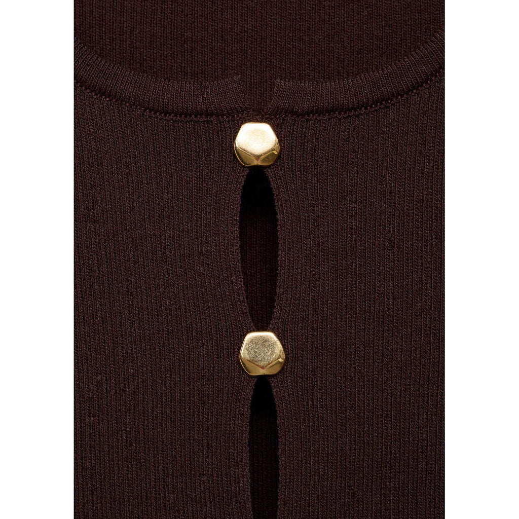 Gilet Maille Fentes