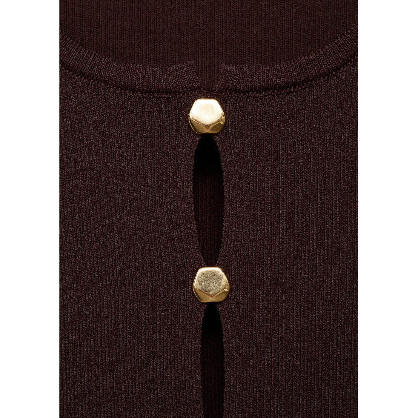 Gilet Maille Fentes