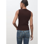 Gilet Maille Fentes