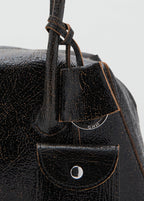Sac Porté Épaule En Cuir Breloques
