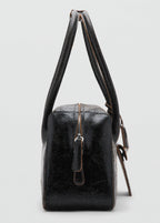 Sac Porté Épaule En Cuir Breloques
