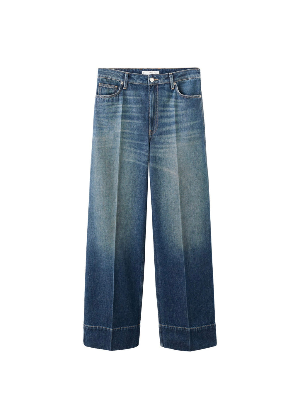 Jean Droit Revers Couture