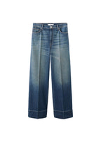 Jean Droit Revers Couture