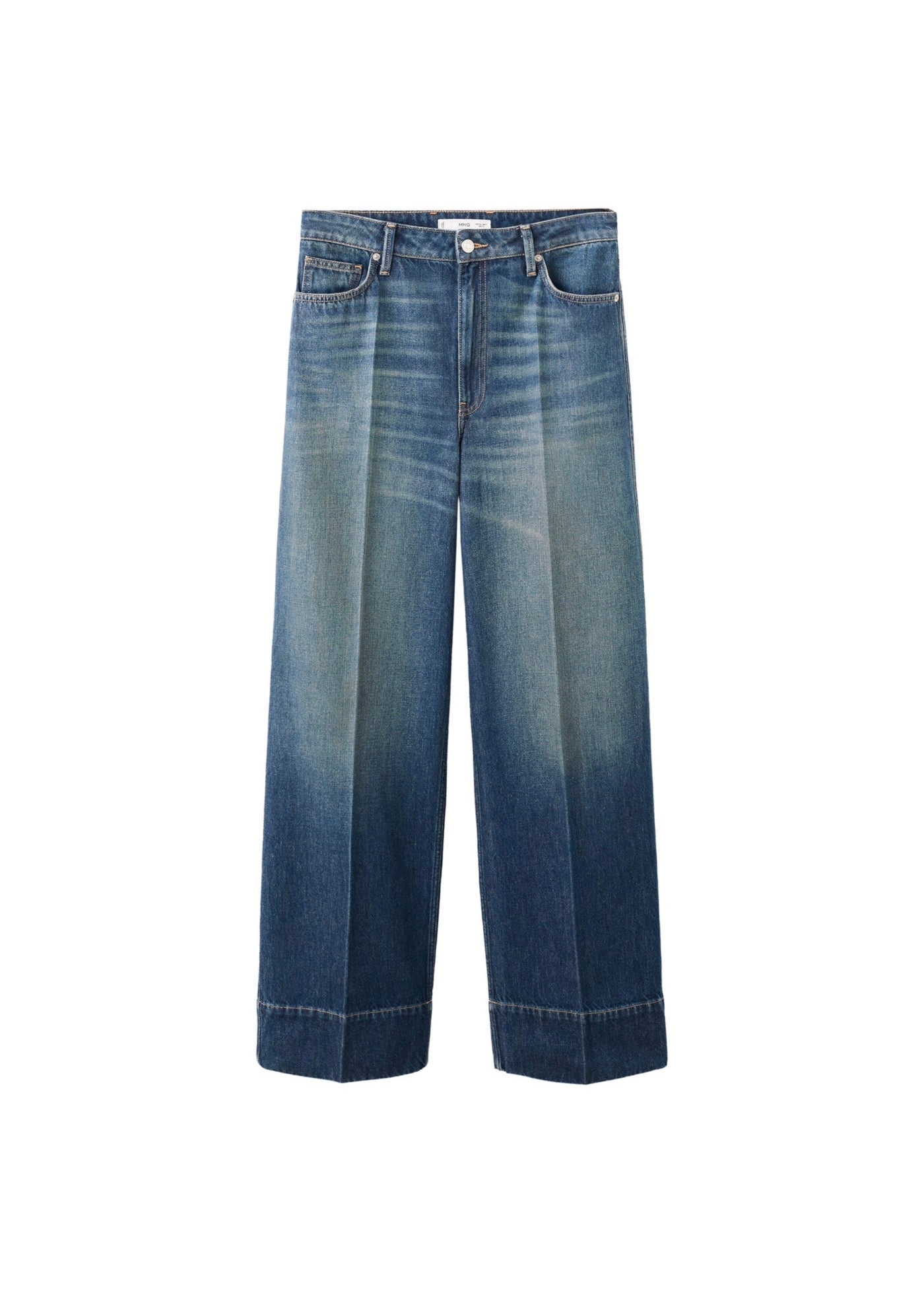 Jean Droit Revers Couture