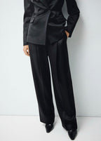 Pantalon De Costume Satiné