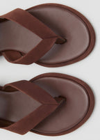 Sandales À Lanières Daim