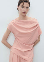Blouse Asymétrique Drapée