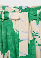 Pantalon Imprimé Ceinture