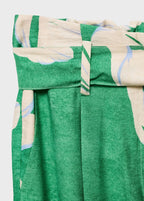 Pantalon Imprimé Ceinture