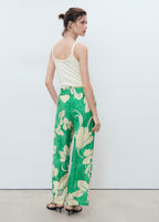 Pantalon Imprimé Ceinture