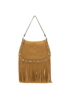 Sac En Daim Avec Franges Et Détails Cloutés