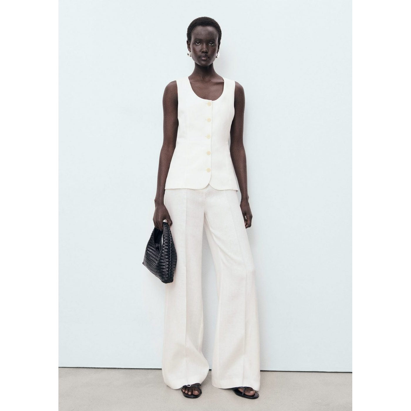 Combinaison En Lin Style Tailleur