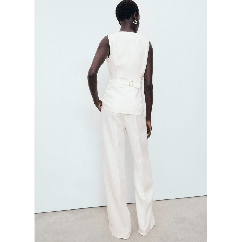 Combinaison En Lin Style Tailleur