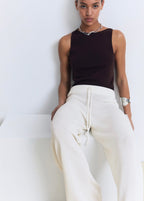 Pantalon Maille Ajourée