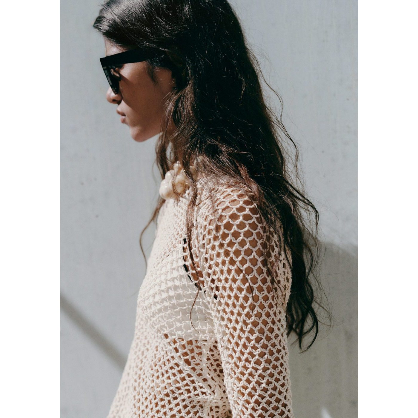 Pull Crochet Manches Longues
