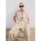 Pantalon De Costume Droit Taille Normale