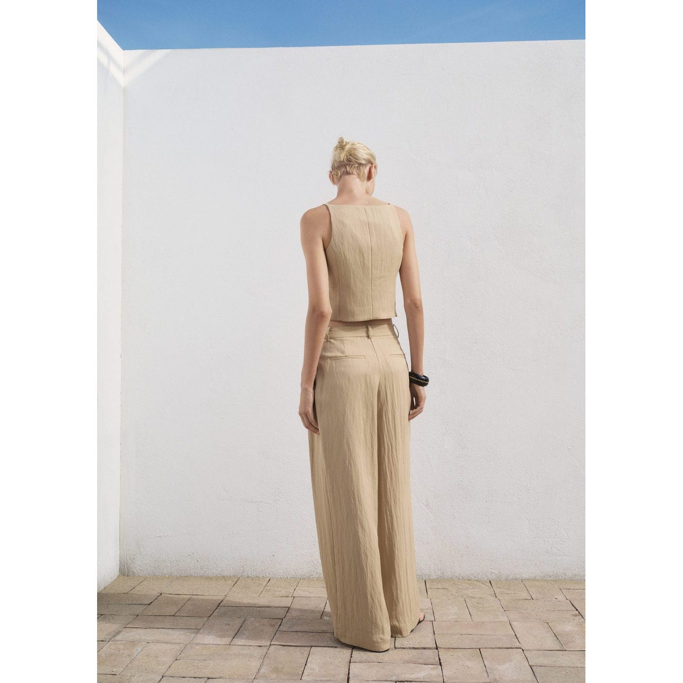 Pantalon De Costume Droit Taille Normale