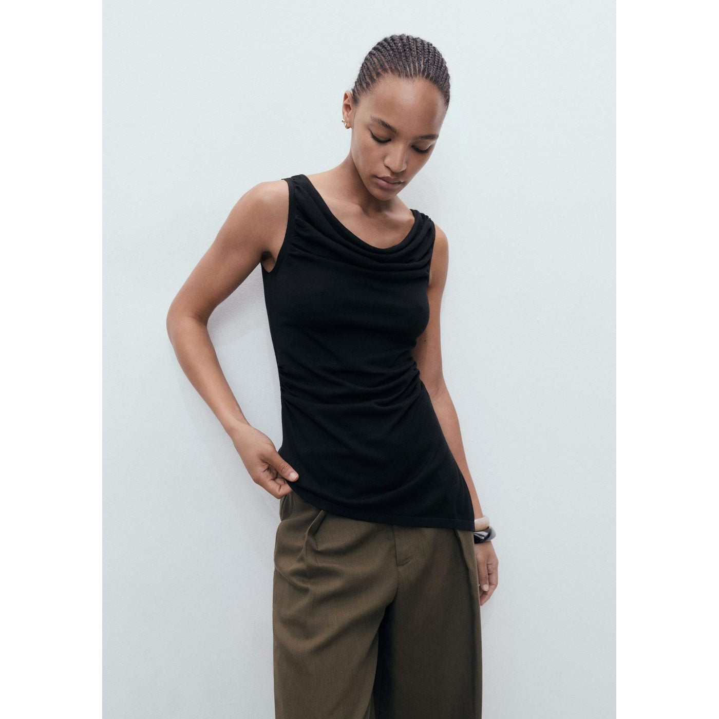 Top En Maille Drapé