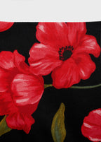 Jupe Évasée À Imprimé À Fleurs